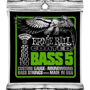 Ernie Ball 3836 5-stringed Coated Regular Slinky - Basstrenge